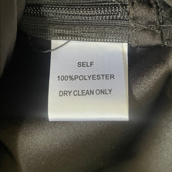 Cotton Candy Black Satin long sleeve shorts romper - Picture 6 of 9